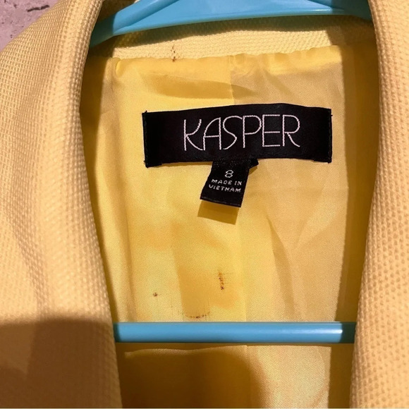 Kasper Womens Collared Office One-Button Blazer Jacket Size 8 *read - Picture 2 of 9